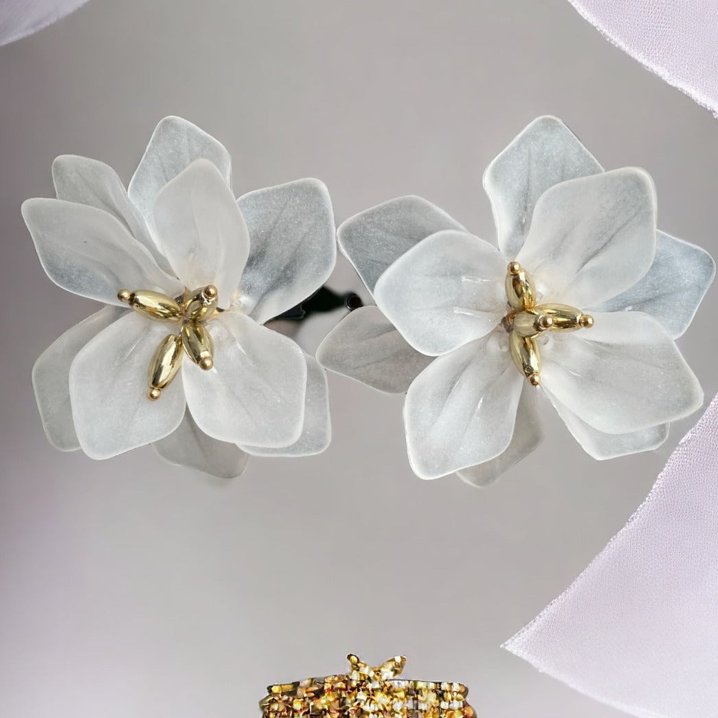 AROS  FLOR BLANCA