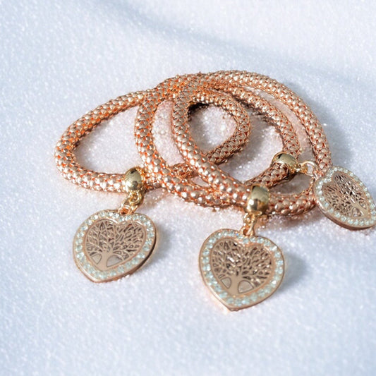 CONJUNTO CORAZONES ROSE